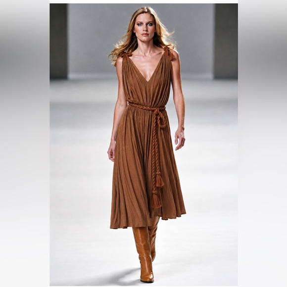 Chloe Dresses & Skirts - Chloe Raw Silk Ethereal Bohemian Archival Hannah MacGibbon 2009 S 4 6